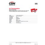 CDN TA20 Digital Refrigerator / Freezer Thermometer with Audio / Visual Alarm and 39 CDN TA20 Digital Refrigerator / Freezer Thermometer with Audio / Visual Alarm and 39