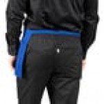 Uncommon Chef 3067 Royal Blue Customizable Waist Apron with 3 Pockets - 11