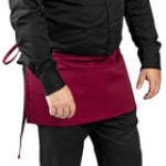 Uncommon Chef 3067 Royal Blue Customizable Waist Apron with 3 Pockets - 11