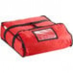 CaterGator Dash Red Nylon Heavy-Duty Insulated Soft-Sided Dual Compartment Pizza Delivery Bag - Holds Up To (3) 16 CaterGator Dash Red Nylon Heavy-Duty Insulated Soft-Sided Dual Compartment Pizza Delivery Bag - Holds Up To (3) 16