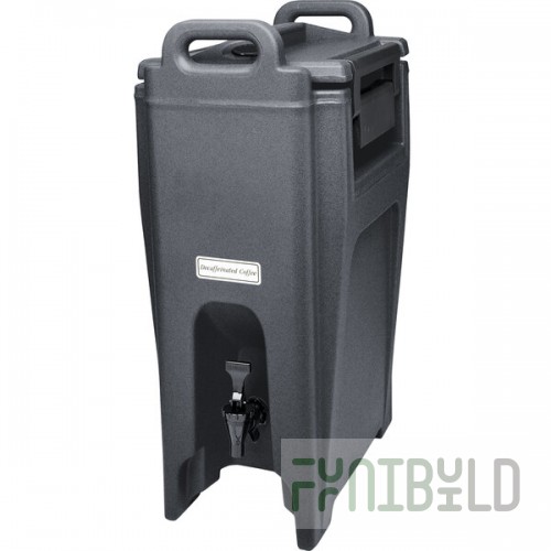 Cambro UC500191 Ultra Camtainer® 5.25 Gallon Granite Gray Insulated Beverage Dispenser