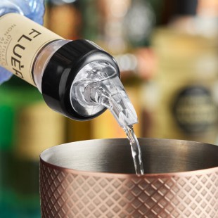 Acopa 0.5 oz. 3-Ball Measured Liquor Pourer with Collar - 12/Case Acopa 0.5 oz. 3-Ball Measured Liquor Pourer with Collar - 12/Case