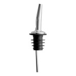 Acopa Stainless Steel Liquor Pourer with Tapered Speed Jet - 12/Pack Acopa Stainless Steel Liquor Pourer with Tapered Speed Jet - 12/Pack
