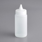 Vollrath 5116-13 Traex® 16 oz. Clear Single Tip Closeable Wide Mouth Squeeze Bottle