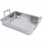 Bon Chef 12022 1/2 Size Stainless Steel Food Pan - 2 1/2