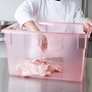 Carlisle 10624C05 StorPlus Red Food Storage Box - 26 Carlisle 10624C05 StorPlus Red Food Storage Box - 26