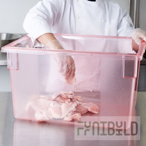 Carlisle 10624C05 StorPlus Red Food Storage Box - 26