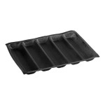 Baker's Lane 5 Compartment Sub Sandwich Silicone Bread Mold - 12