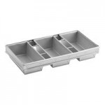 Baker's Lane 5 Compartment Sub Sandwich Silicone Bread Mold - 12