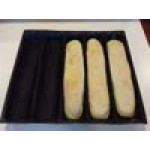 Baker's Lane 5 Compartment Sub Sandwich Silicone Bread Mold - 12