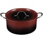 Bon Chef Country French X 5.7 Qt. Ombre Tangerine Sauce Pot with Cover 73303-OM-T Bon Chef Country French X 5.7 Qt. Ombre Tangerine Sauce Pot with Cover 73303-OM-T