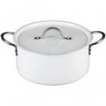 Bon Chef Country French X 5.7 Qt. Ombre Tangerine Sauce Pot with Cover 73303-OM-T Bon Chef Country French X 5.7 Qt. Ombre Tangerine Sauce Pot with Cover 73303-OM-T