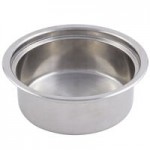 Bon Chef Country French X 5.7 Qt. Ombre Tangerine Sauce Pot with Cover 73303-OM-T Bon Chef Country French X 5.7 Qt. Ombre Tangerine Sauce Pot with Cover 73303-OM-T