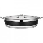 Bon Chef Country French X 5.7 Qt. Ombre Tangerine Sauce Pot with Cover 73303-OM-T Bon Chef Country French X 5.7 Qt. Ombre Tangerine Sauce Pot with Cover 73303-OM-T