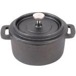 American Metalcraft CIPR42 9 oz. Pre-Seasoned Mini Cast Iron Pot with Cover American Metalcraft CIPR42 9 oz. Pre-Seasoned Mini Cast Iron Pot with Cover
