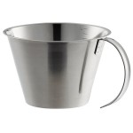 Linden Sweden 512404 1 Quart (4 Cups) Stainless Steel Measuring Cup Linden Sweden 512404 1 Quart (4 Cups) Stainless Steel Measuring Cup