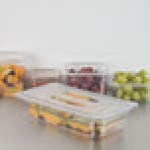 Carlisle 3066007 StorPlus 1/3 Size Clear Polycarbonate Food Pan - 2 1/2