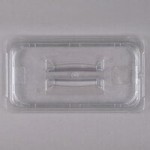 Carlisle 3066007 StorPlus 1/3 Size Clear Polycarbonate Food Pan - 2 1/2