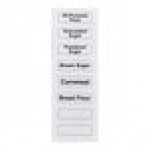 Baker's Lane 12.6 Gallon / 200 Cup Shelf Ingredient Bin with Flip Lid, Label Sheet, and Scoop