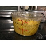 Choice 1 Qt. Clear Round Polycarbonate Food Storage Container with Lid - 12/Case