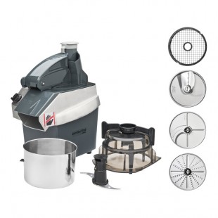 Centerline by Hobart CCH34-1A 4-Speed Food Processor with 3.2 Qt. Stainless Steel Bowl and 4 Discs - 1 1/3 hp