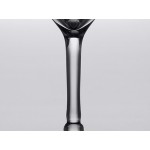 Acopa Tropic 15 oz. Martini Glass with Blue Rim and Base - 12/Case