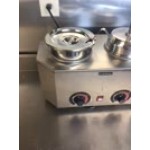Paragon 2029E Pro-Deluxe Dual 3 Qt. Warmer with Inset, Lid, Ladle, and Spout - 120V, 1000W Paragon 2029E Pro-Deluxe Dual 3 Qt. Warmer with Inset, Lid, Ladle, and Spout - 120V, 1000W