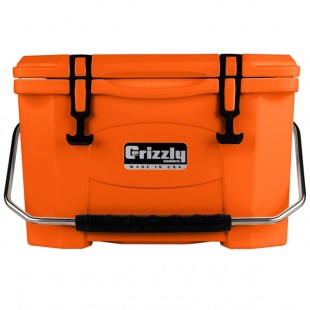 Grizzly Cooler Orange 20 Qt. Outdoor Merchandiser / Cooler Grizzly Cooler Orange 20 Qt. Outdoor Merchandiser / Cooler