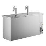 Avantco UDD-3-HC-S (2) Triple Tap Kegerator Beer Dispenser - Stainless Steel, (3) 1/2 Keg Capacity