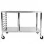 Lakeside 130 Stainless Steel Work Table with Sheet Pan Storage and Lower Shelf - 48 Lakeside 130 Stainless Steel Work Table with Sheet Pan Storage and Lower Shelf - 48