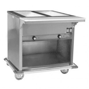 Eagle Group PHT2OB Portable Electric Hot Food Table with Enclosed Base - Two Pan - Open Well, 120V Eagle Group PHT2OB Portable Electric Hot Food Table with Enclosed Base - Two Pan - Open Well, 120V