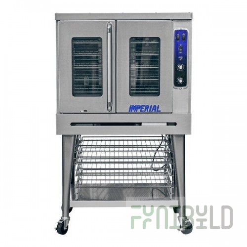 Imperial Range PCVDG-1 Pro Series Single-Deck Two-Door Bakery Depth Natural Gas Convection Oven - 80,000 BTU