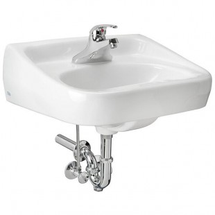 Zurn Elkay One Z.L1.M Manual Faucet Lavatory System with Wall Hung Lavatory - 20
