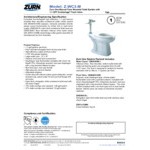 Zurn Elkay One Z.WC3.M Manual Toilet System with Floor Mounted Toilet and Flush Valve - 1.1 GPF Zurn Elkay One Z.WC3.M Manual Toilet System with Floor Mounted Toilet and Flush Valve - 1.1 GPF