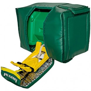Haws 9 Gallon Tempered Portable Gravity Fed Eye / Face Wash Station 7501T