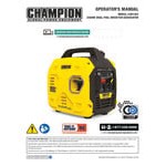 Champion Power Equipment 79 CC Dual Fuel Inverter Portable Generator with CO Shield and Parallel Kit 201183 - 2,500 / 1,850W, 120V