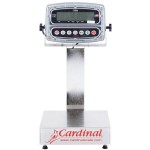 Cardinal Detecto EB-15-190 15 lb. Electronic Bench Scale with 190 Indicator and Tower Display, Legal for Trade