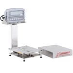 Cardinal Detecto EB-15-190 15 lb. Electronic Bench Scale with 190 Indicator and Tower Display, Legal for Trade