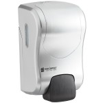 San Jamar SF970SS Summit Rely Silver Manual Foam Hand Soap and Sanitizer Dispenser - 5 3/16 San Jamar SF970SS Summit Rely Silver Manual Foam Hand Soap and Sanitizer Dispenser - 5 3/16