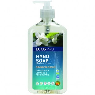 ECOS PL9484/6 Pro 17 oz. Orange Blossom Scented Hand Soap with Pump - 6/Case ECOS PL9484/6 Pro 17 oz. Orange Blossom Scented Hand Soap with Pump - 6/Case