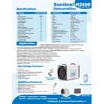 AlorAir Sentinel HDi90 Commercial-Grade Ductable Dehumidifier with Pump - 115V AlorAir Sentinel HDi90 Commercial-Grade Ductable Dehumidifier with Pump - 115V