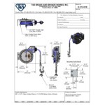 T&S B-7212-01M 15' Open Epoxy Coated Steel Hose Reel with B-0107 Spray Valve