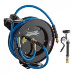 Regency Open Powder-Coated Steel Hose Reel with 15' x 3/8 Regency Open Powder-Coated Steel Hose Reel with 15' x 3/8