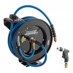 Regency Open Powder-Coated Steel Hose Reel with 15' x 3/8 Regency Open Powder-Coated Steel Hose Reel with 15' x 3/8