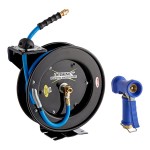 Regency Open Powder-Coated Steel Hose Reel with 15' x 3/8 Regency Open Powder-Coated Steel Hose Reel with 15' x 3/8