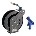 Regency Open Powder-Coated Steel Hose Reel with 15' x 3/8 Regency Open Powder-Coated Steel Hose Reel with 15' x 3/8