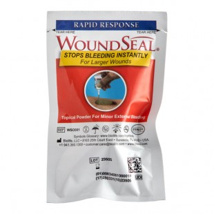 WoundSeal 90327-002 Rapid Response Blood Clot Powder - 24/Case WoundSeal 90327-002 Rapid Response Blood Clot Powder - 24/Case