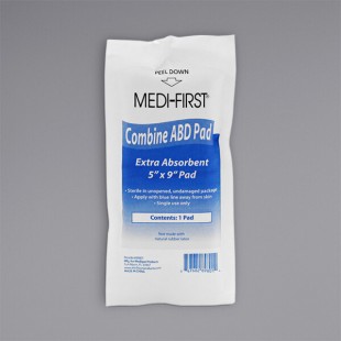 Medi-First 89801 Sterile Combine ABD Pad 5