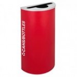 Ex-Cell Kaiser RC-KDHR-C EGX Kaleidoscope Collection Emerald Texture 8 Gallon Customizable Half-Round Cans / Bottles Receptacle Ex-Cell Kaiser RC-KDHR-C EGX Kaleidoscope Collection Emerald Texture 8 Gallon Customizable Half-Round Cans / Bottles Receptacle