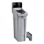 Rubbermaid® Slim Jim 2171555 33 Gallon Single-Stream Compost Recycling Station with Lid